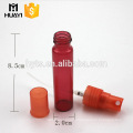 20ml clear red glass perfume bottles with screw cap